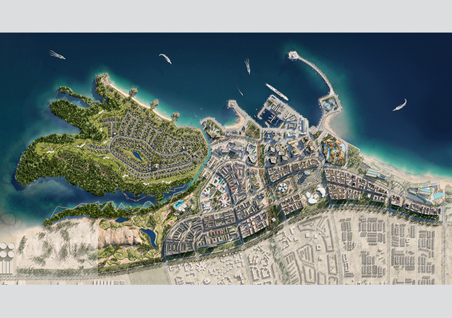 A masterplan of $23-billion Jazan City for Primary & Downstream Industries featuring a modern urban design and the formulation of the land use plan.